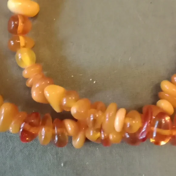 Authentic Vintage Baltic Amber Necklace #840 - Picture 4 of 14